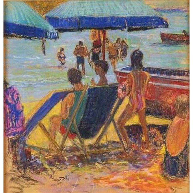 La famiglia al mare